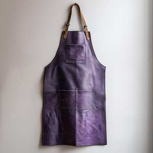 Fourniture directe d'usine en cuir tablier étanche couverture de bouteille multi-fonctionnel Barbecue cuisson résistant à l'huile tablier de travail LPN-0030 - Product Image 1