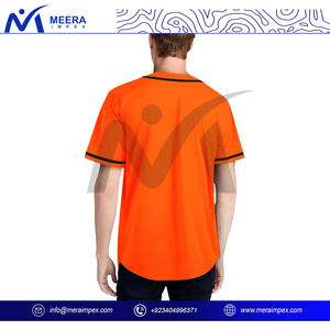 Jersey de béisbol profesional, uniforme de equipo personalizado, ropa deportiva transpirable de secado rápido con botones para juegos, clubes y ropa de entrenamiento - Product Image 2