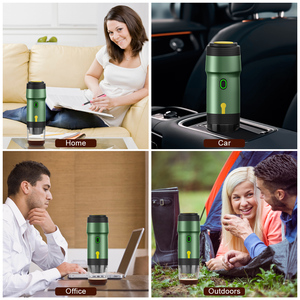 Cafetière espresso électrique semi-automatique pour voiture <span class=keywords><strong>12V</strong></span> USB Rechargeable 20 Bars Pressure Plastic Housing Capsule Pod System - Product Image 6