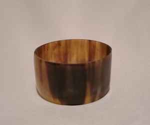 Brazalete de cuerno de búfalo hecho a mano, superventas, para mujeres y niñas, recién llegado, diseño recortado para bodas, artesanías de media luna - Product Image 2