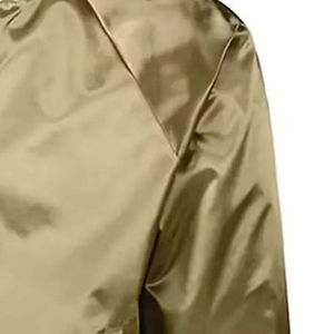 Veste légère en satin pour hommes Veste en satin imperméable, coupe-vent et respirante pour l'hiver avec col montant et design OEM Veste en satin pour hommes - Product Image 4