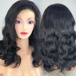 Perruque HD Lace Frontal perruque naturelle ondulée extensions de cheveux humains vierges vietnamiens pour femmes noires - Product Image 5