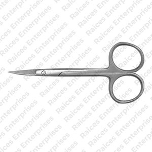 Tijera de IRIS de calidad fina de acero inoxidable alemán curvo recto para la venta tijera de IRIS de instrumento médico en MOQ bajo - Product Image 2