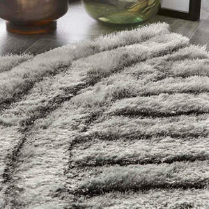 Dallas Silver Grey Shaggy Rug-Soft <b>Fluffy</b> Polyester <b>Carpet</b> for Living Room Hallway Classic Machine Made Rectangle - Product Image 2