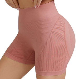 Shorts de sport respirants et écologiques à taille haute avec effet froncé pour le fitness, l'entraînement en salle de sport et le quotidien - Product Image 1
