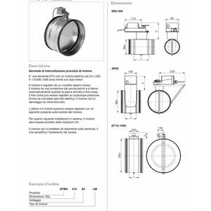 Persiana Motorizada Lindab para Conductos Circulares de Aire Acondicionado, Pieza para Sistemas HVAC - Product Image 4