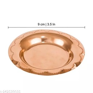 Assiette de service en cuivre de luxe martelé, écologique et de haute qualité, idéale pour la maison, les hôtels, les restaurants et les fêtes – Meilleure vente - Product Image 5