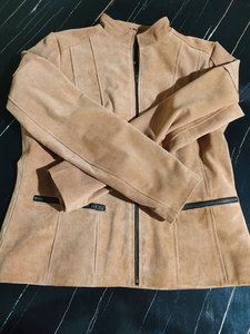 แจ็กเก็ตหนังนิ่มมีซิปสำหรับผู้หญิงแจ็กเก็ตหนังแท้สำหรับฤดูหนาว - Product Image 5