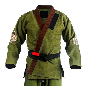 Uniforme de Jiu Jitsu BJJ con Logotipo Personalizado OEM, 100% Algodón, Bordado, Ropa de Artes Marciales con Cinturón, Etiquetas Tejidas y Cinta Personalizadas - Product Image 4