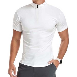 Camisas de media cremallera al por mayor superventas calidad superior nueva llegada ropa de hombre polos de algodón de talla grande último diseño - Product Image 2