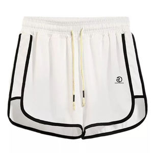 Hot Sale New Style Cotton Material Casual Summer <b>Shorts</b> For <b>women</b> Solid Colour Wide Leg Elastic Waist Sporty <b>Shorts</b> 2025 - Product Image 4