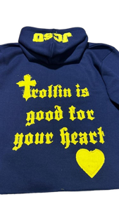 Nueva llegada personalizado desgastado bordado sudaderas con capucha ropa de calle variedad 100% algodón de moda para el invierno - Product Image 4