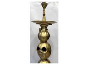 Narguilé Skelton de luxe de qualité supérieure Design unique Affichage Coulée par impulsion Laiton Martelé à la main Style - Product Image 6