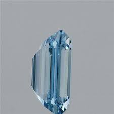 Diamant de luxe taille émeraude fantaisie bleu vif cultivé en laboratoire 1.06Ct IGI certifié VS1 clarté diamant en vrac pour le fabricant de bijoux - Product Image 3