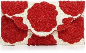 Sac à main pliable tendance en perles multicolores pour motif coquillage, accessoire d'été tendance pour femmes, bandoulière chaîne, sac à main de créateur unique - Product Image 3