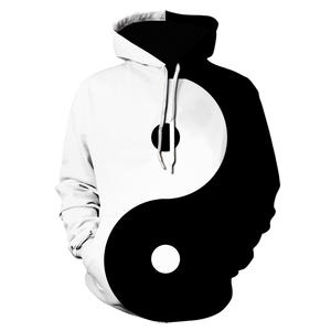 เสื้อฮู้ดผู้ชายทรงสตรีทไซส์ใหญ่พิเศษดีไซน์ไม่เหมือนใคร - Product Image 2