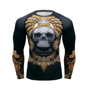 Rashguard/ Rashguard Mma Rash Guard Manches Longues Sublimation Numérique Imprimé Sportswear Pour Unisexe - Product Image 1