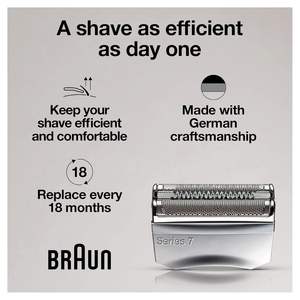 Cabezal de Repuesto para Afeitadora Eléctrica Braun Serie 7 70S – Plateado - Product Image 3