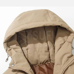 Veste d'hiver unisexe la plus vendue, écologique, coupe-vent, logo personnalisable sur le devant, couleurs et tailles variées - Product Image 3