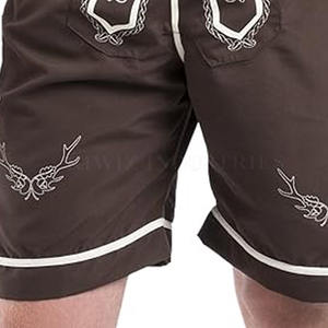 Pantalones cortos de hombre de alta calidad superventas a la venta, ropa informal por encargo, pantalones cortos de cuero bávaro para uso de adultos - Product Image 6