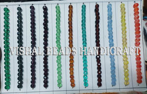 Super Quality Wholesale <b>Adjustable</b> <b>Bracelet</b> Round Crystal Lampwork & Glass Beads Stone Colors for Plain Colorful Jewelry Making - Product Image 6