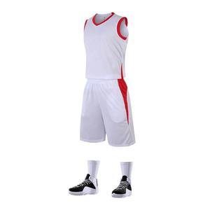 Vente en gros 100% maillot de basket-ball en polyester ensemble d'uniformes de sublimation respirant tenue de basket-ball confortable - Product Image 5