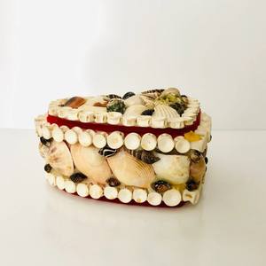 Caja de Almacenamiento de Joyas Hecha a Mano con Conchas Marinas Naturales, Contenedor para Anillos y Pulseras, Regalo, Cajas de Conchas Marinas - Product Image 2