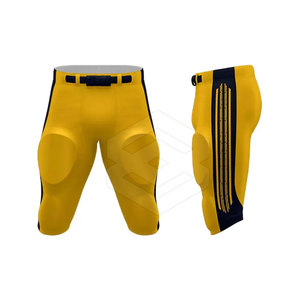Nueva llegada Ropa deportiva Nombre personalizado Impreso 100% Tela de poliéster Mejor precio Pantalón de fútbol americano - Product Image 2