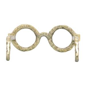 Lunettes abstraites en métal Sculpture en aluminium Objet décoratif Personnalisé Élégant pour la maison Bureau Décoration de table Utilisation en gros - Product Image 2