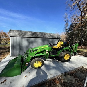 Best Price John Deeree 2025R 4WD <b>Walking</b> <b>Machinery</b> Tractor with Front Loader BackHoe and Lawn Mower - Product Image 6