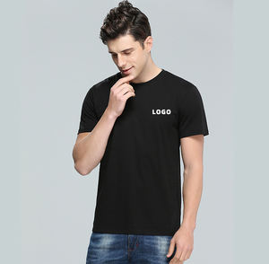 100% coton Designer Tshirt pour hommes Logo personnalisé uni blanc grande taille vêtements pour hommes T-shirt pour hommes - Product Image 4