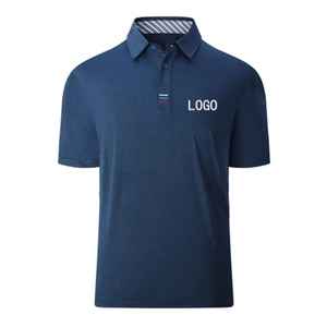 Camisetas de Polo de manga corta informales para hombre, camisetas de golf con cuello de rendimiento de secado rápido, diseño de Jersey transpirable - Product Image 2