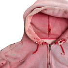 Sweat à capuche personnalisé de haute qualité avec applique zippée découpée et cousue avec broderie abîmée - Product Image 5