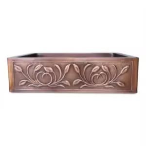 Elégant évier en cuivre artisanat de haute qualité ajoute un charme intemporel et un luxe à tout espace domestique - Product Image 1