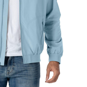 2024 chaqueta de bombardero de invierno de estilo callejero Unisex de alta calidad de punto con cremallera ligera logotipo personalizado bordado bolsillo servicio OEM - Product Image 6