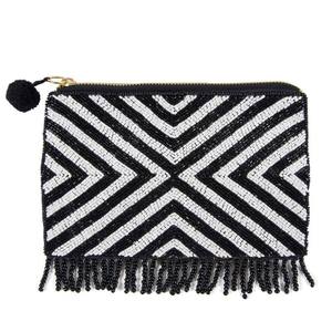 Elegante monedero bordado con cuentas a la moda y el último diseño Adornos de cuentas Accesorios decorativos Bolsa de inspiración vintage - Product Image 1