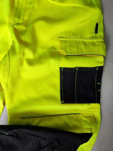 เครื่องแบบกลางแจ้งเพื่อความปลอดภัยของผู้ชายกางเกงทำงานของ2025ปรับแต่งได้คุณภาพสูงมีกระเป๋าสะท้อนแสงมองเห็นได้ชัดเจน - Product Image 5