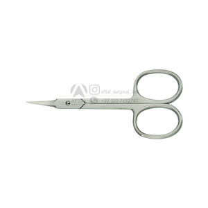 Tijeras de manicura para diestros de primera calidad, acero inoxidable recto para belleza, tijeras de manicura rectas versátiles, belleza elegante - Product Image 4