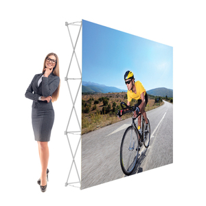 Professional Foldable for Velcro <strong>Backdrop</strong> <strong>Stand</strong> <strong>with</strong> Durable Tension Fabric for Brand Promotions Dye Sublimation Printing - Product Image 3