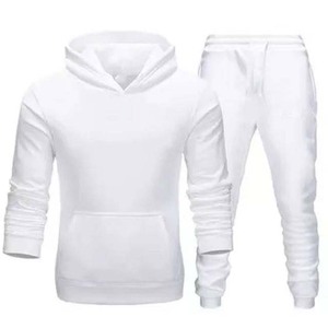 Chándal para Hombre de Algodón 100% Pesado, Transpirable, de Corte Regular, con Sudadera con Capucha y Pantalones Deportivos, Estampado, Precio Económico - Product Image 4