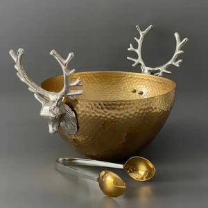 Cubo de hielo de metal hecho a mano Cubo de vino con estilo indio al por mayor Barware Hogar y hotel Cubo de hielo de metal - Product Image 3