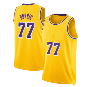 Nueva temporada Jersey alta calidad Hot Press #77 Doncic Camiseta deportiva para hombre City Edition ropa de baloncesto al por mayor 23 24 - Product Image 4