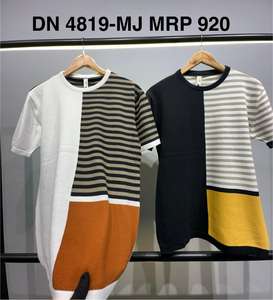 Trendy <b>Jeans</b> T Shirt in <b>Soft</b> Knitting Fabric with Free Size Comfortable and Stylish Casual Wear for Bulk Wholesale Distributors - Product Image 3