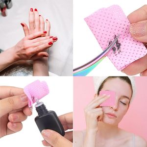 540pcs Lint Free Nail <b>Wipe</b> Pads Soft Absorbent Fabric for Lash Glue Nail Polish Remover - Product Image 6