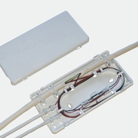 Boîtier FOS-34 pour fibre optique FTTH FTTX, boîte de distribution verticale pour câble de branchement, cassette de raccordement pour immeuble d'appartements