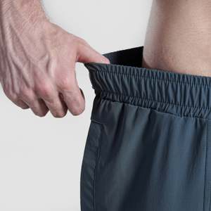 Pantalon de style streetwear Atlas gris foncé, taille XL, 100% coton avec fermetures éclair, plis et lavage coloré pour l'hiver - Product Image 5