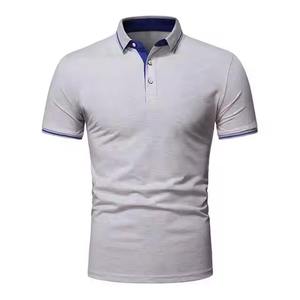 T-shirts polo en coton pour hommes Vêtements de sport personnalisés à manches courtes avec col polo Prix bon marché - Product Image 1