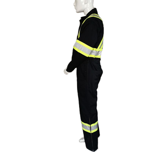 ชุดยูนิฟอร์มทำงานแบบหนาพิเศษสำหรับคนอ้วน ผลิตโดย OEM ผ้าโพลีเอสเตอร์แคนวาส ทนทาน สะท้อนแสง ปลอดภัย มองเห็นได้ชัด ทนไฟ เหมาะสำหรับงานหนัก - Product Image 5