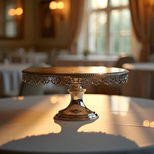 Présentoir à gâteaux en or Présentoir à desserts d'anniversaire Présentoir alimentaire Outils de gâteaux de mariage - Product Image 3