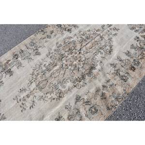 Vintage Turkish Rug Classic Beige <b>Brown</b> 5.1 X 9.7ft Large Area <b>Wool</b> Material Latex Patchwork for Hallway Bedroom Bedside Rug - Product Image 5